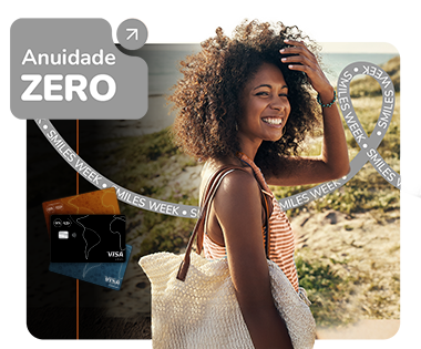 Acelere suas milhas com isenção de anuidade por 12 meses e milhas bônus!