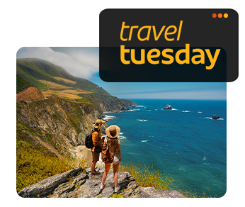 Milhas, ofertas e destinos esperando por você. Só hoje.